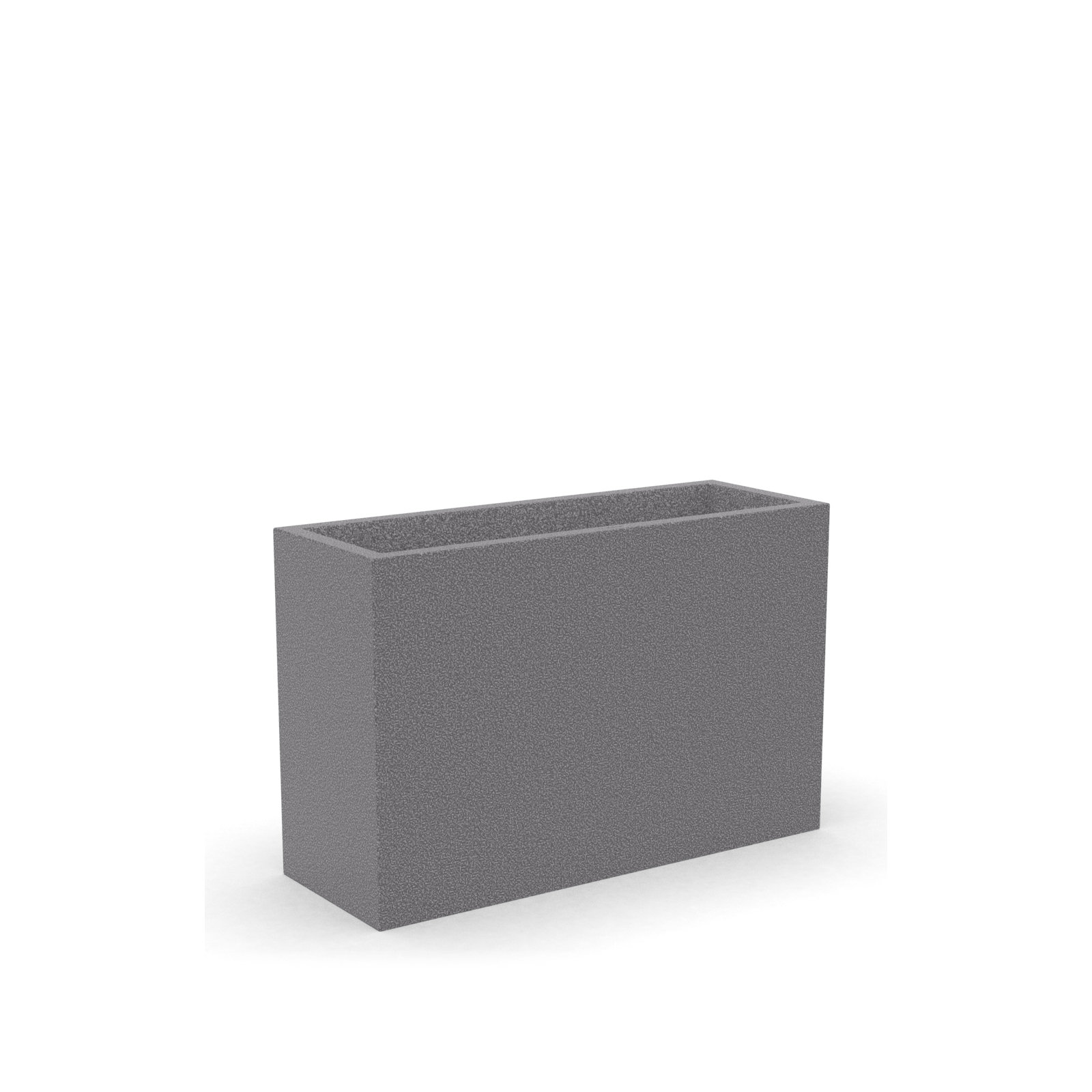 Kenroy Planter Box, 26" H x 39.5" W x 14" D, Granite