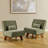 Kayala Armless Modular Upholstered Accent Lounge Chair with Pillow (Set of 2)-94572956