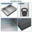 21" X 17" Stainless Steel Shower Niche Double Shelf,-125586319