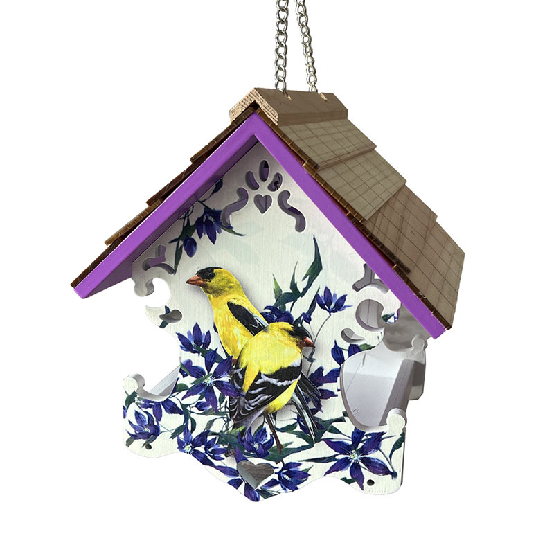 Mangeoire d'oiseaux Love Nest - chardonneret et clématite