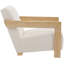 Fauteuil d'appoint en tissu texturé l 29,5 po Ward-87408937