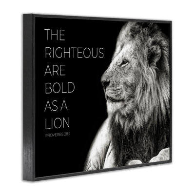 «The Righteous Bold As A Lion», dessin de Shelley Lake