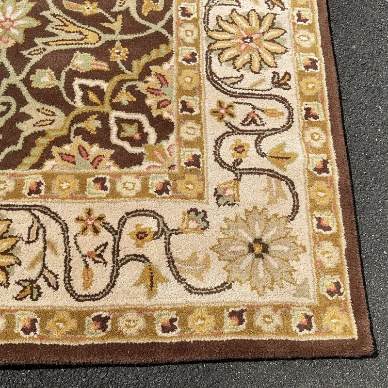 Wool Oriental Indoor Rug, Rectangle 5' x 8'