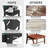 4 - Person 32.1"  Square Dining Set Outdoor Patio Chair and Table  All-weather for Small Space-1437324162
