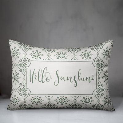 Geometric Outdoor Reversible Throw Pillow