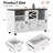 Lateral File Cabinet With Lock, 2 Drawer Mobile Filing Cabinet For Letter/legal/a4 Size, Open Storage Adjustable Shelf For Home Office Cabinets-2111277756
