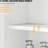Modern Wall Cabinet For Bathroom - 2 Doors, Adjustable Shelf, Over Toilet, White, Space Saver Saving Option