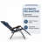 Extra-Large Thickened Zero-Gravity Chair, Foldable Patio Lounge Chair, 30-Inch Wide Seat Anti-Gravity Lounger With Cup Holders, Blue-1659493494