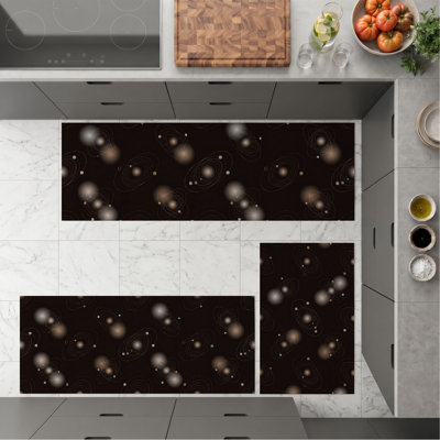 Tapis de cuisine antidérapant Galaxy Stars