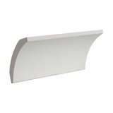 1-3/4 in x 10-1/2 in x 11 in Leaf Polyurethane Panel Moulding