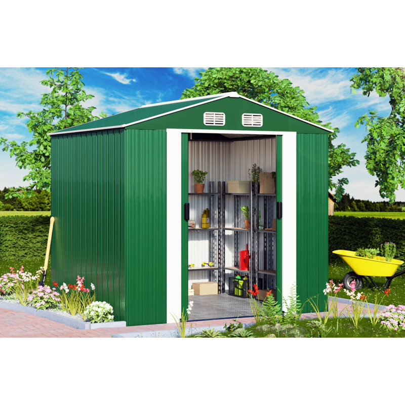 Ansa Metal Steep Slope Storage Shed