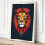 Lion's Crown Modern - Wrapped Canvas-942567580-942567583