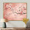 Fleur de cerisier doux en fleurs I - art floral rose