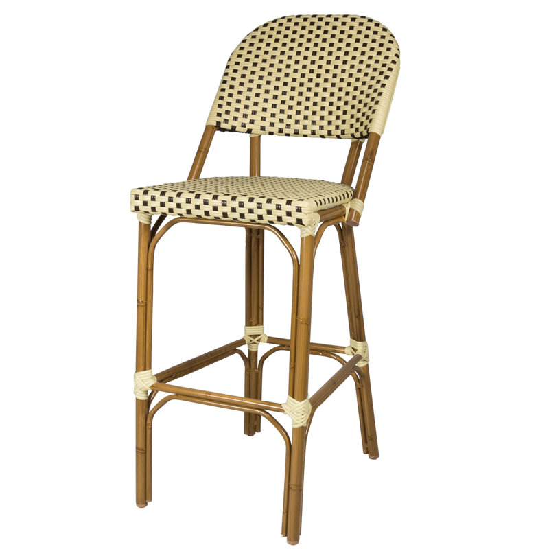 Paris Outdoor 30'' Bar Stool, Gold