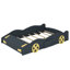 Lit plateforme avec roulettes et rangement Race