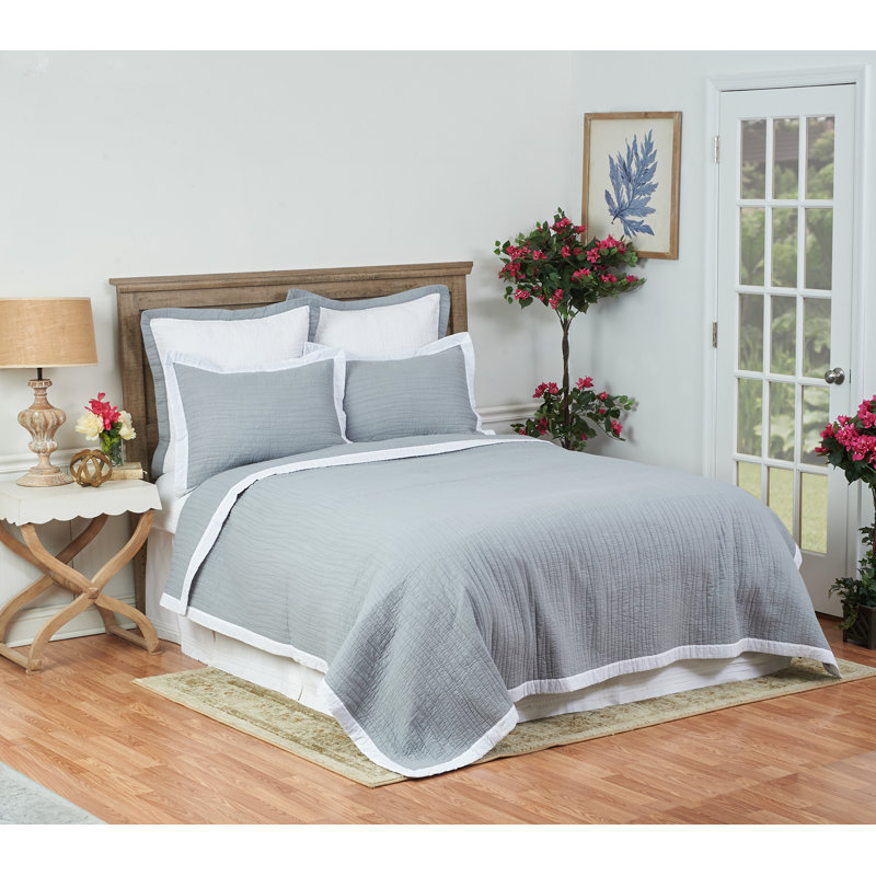 Kinsley Slate Solid Euro Sham, Gray