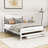 Full Size Platform Bed with Adjustable Trundle-1265971821