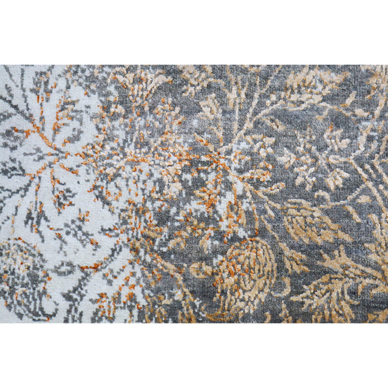 Tapis rectangulaire noué à la main, Rectangle 12 pi x 15 pi
