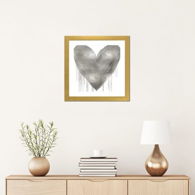 «Big Hearted Silver» par Lindsay Rodgers - impression d'art graphique