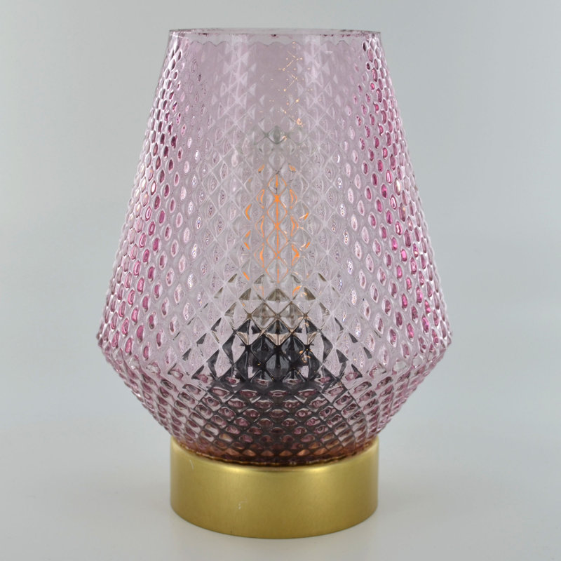 Braunstone Novelty Lantern Moroccan Style Lamp, Pink