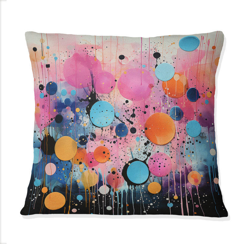 Coussin Neon Assemblage I - Abstract Collages