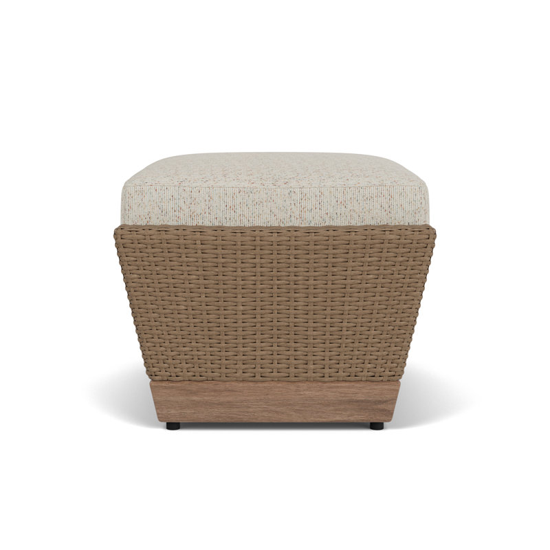 Charisma Outdoor Ottoman, Knotty Mineral