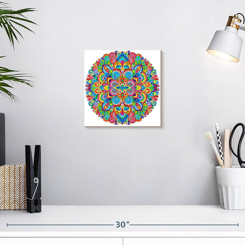 Mandala de bonbons durs Kerner, H 10 po x l 10 po
