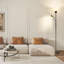 181.6cm Black Tree Floor Lamp