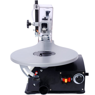 Variable Speed Scroll Saw 16-Inch, 10.6 x 13 x 22 in, Steel, Tilting Table 0-45°, 1.2A, 550-1600 SPM, with Dust Port