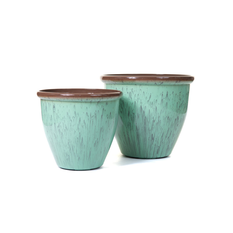 Grier Plant Pot, Green