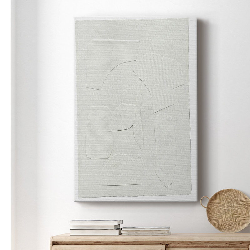 «Paperwork IV», impression sur toile tendue, H 12 po x l 8 po x P 1 po