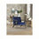 Chaise d'appoint en velours de style rétro 1 pièce