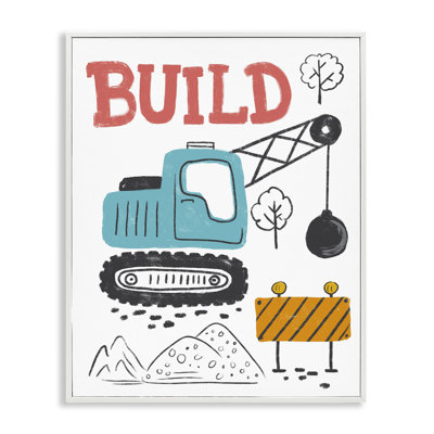 «Construction Build», estampe numérique encadrée par Diane Labombarbe