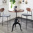 Caihe Iron Top End Table
