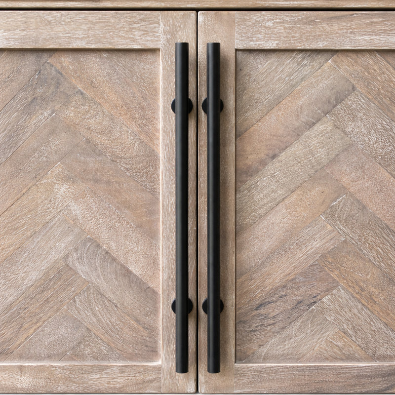 Machla Solid Wood Accent Cabinet