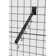 4PK 16" Metal Gridwall Waterfall Hook Bracket with 5 J-Hooks