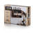Maye 5 - Bottle Wine Bottle & Glass Rack in Brown