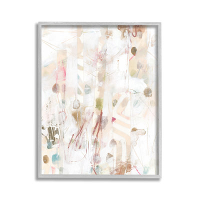 " Subtle Pattern Single Picture Frame " by June Erica Vess on Canvas