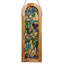 Panneau de vitrail 36 "H Fruitful Grapevine