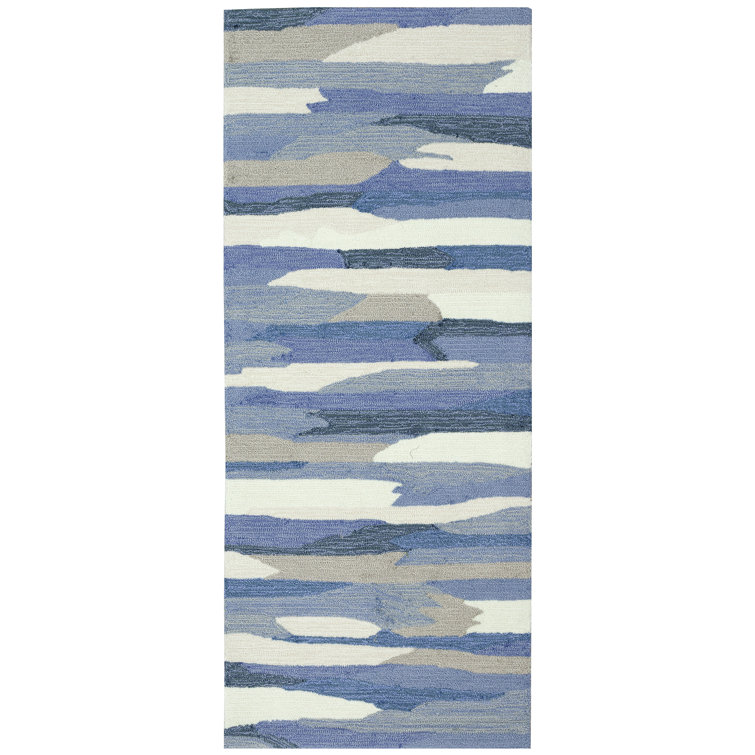 Alexious Performance Hand Tufted Abstract Indoor / Outdoor Rug