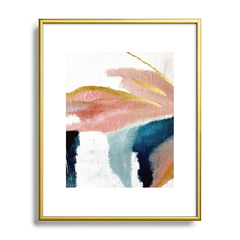 " Exhale ", 10" H x 8" W, Gold