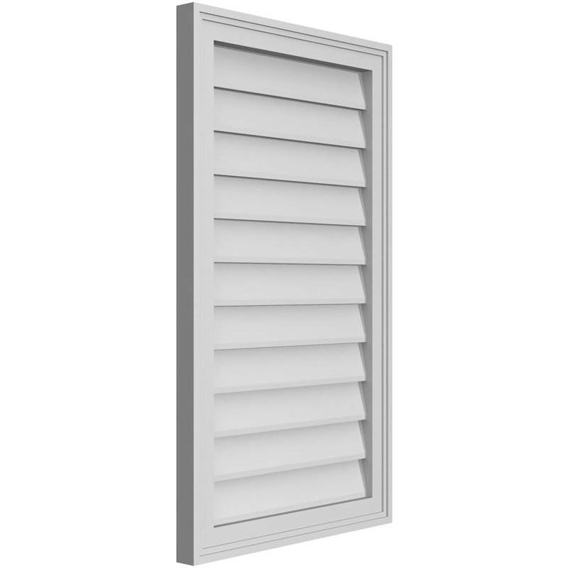 Cadre en brique, brun clair apprêté, H 34 po x l 20 po x P 1,5 po