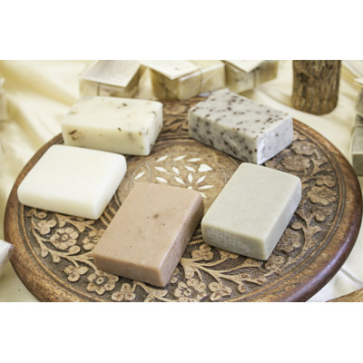 Brown Natural Soaps - Wrapped Canvas Print
