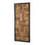 Handmade Abstract Wall Decor on Solid Wood