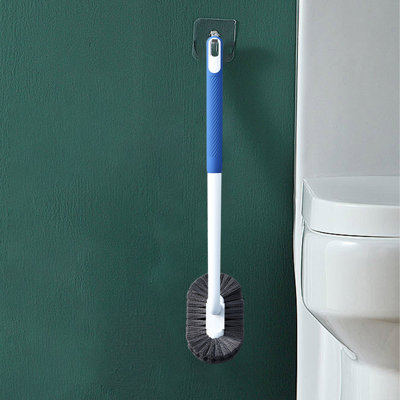 Brosse de toilette murale à poignées longues à encoche sans nettoyage de salle de bain