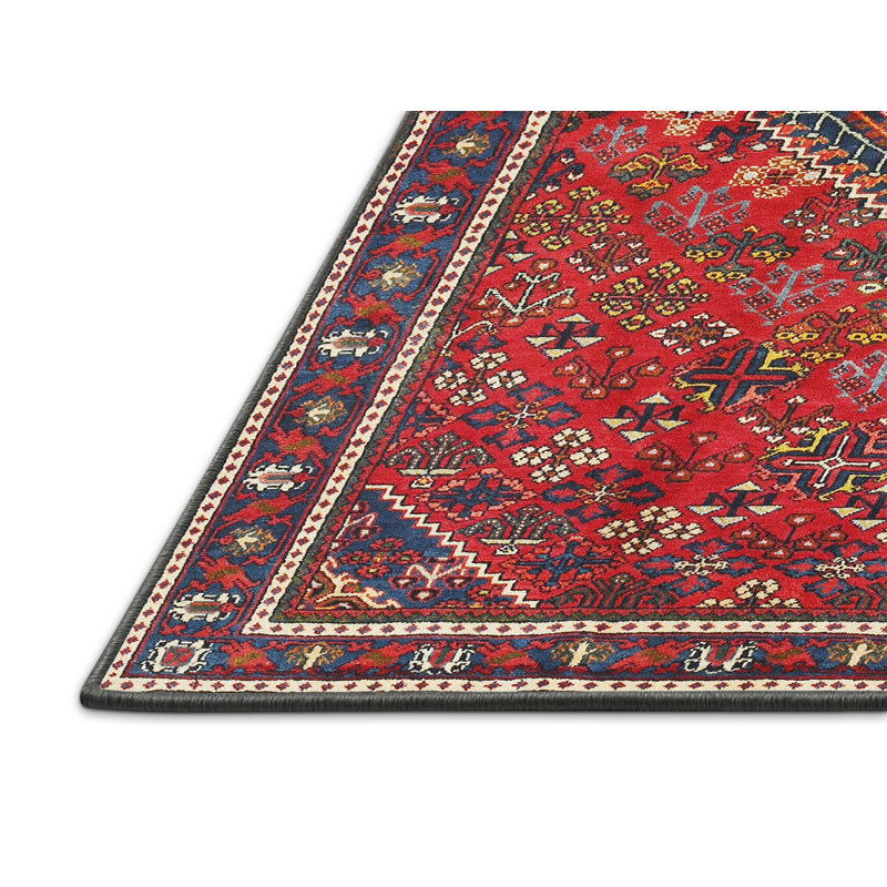 Tapis rouge à motif sud-ouest, Rectangle 5 pi x 7 pi