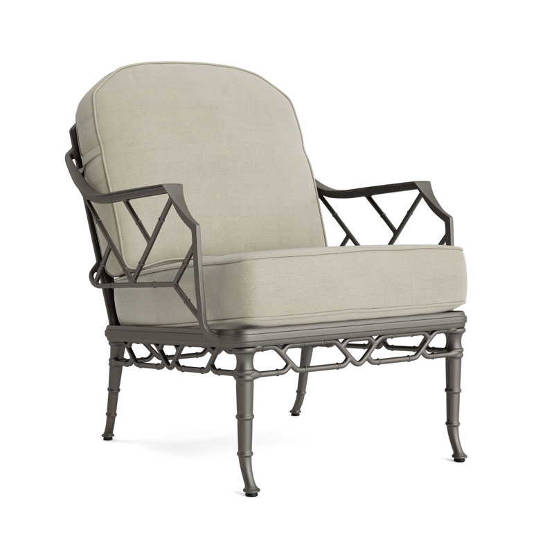 Calcutta Outdoor Lounge Chair, Mica, Fusion Charcoal