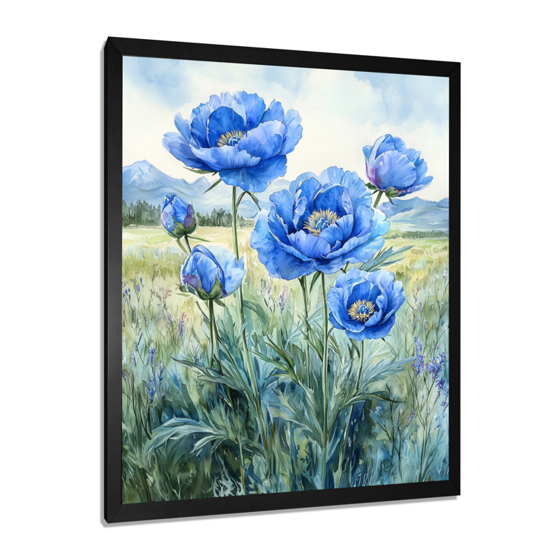 Blandford - reproduction d'art sur toile florale, H 20 po x l 12 po, Reproduction encadrée d'une seule photo