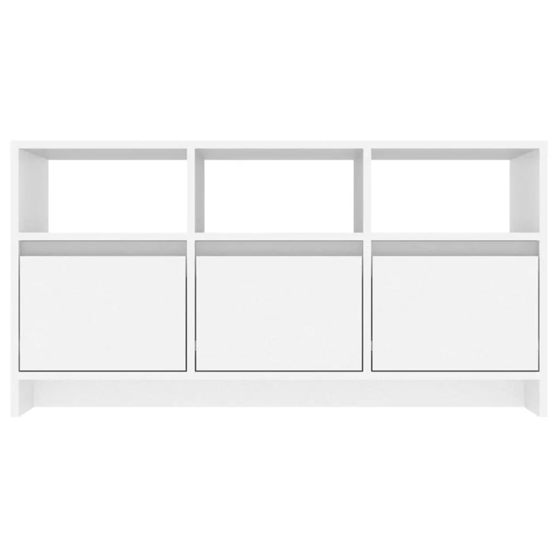 Greysi Unfinished TV Stand, White