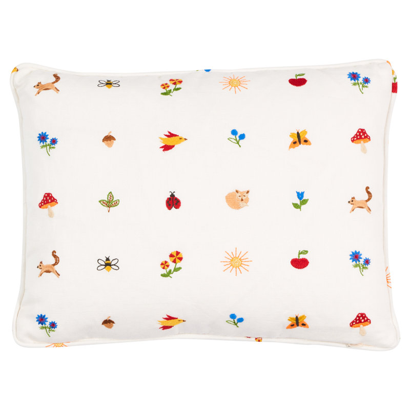 Tiny Things Embroidery Pillow